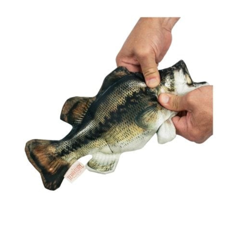 Territory Outdoor Adventure Floppy Bass Dog Toy 9 in