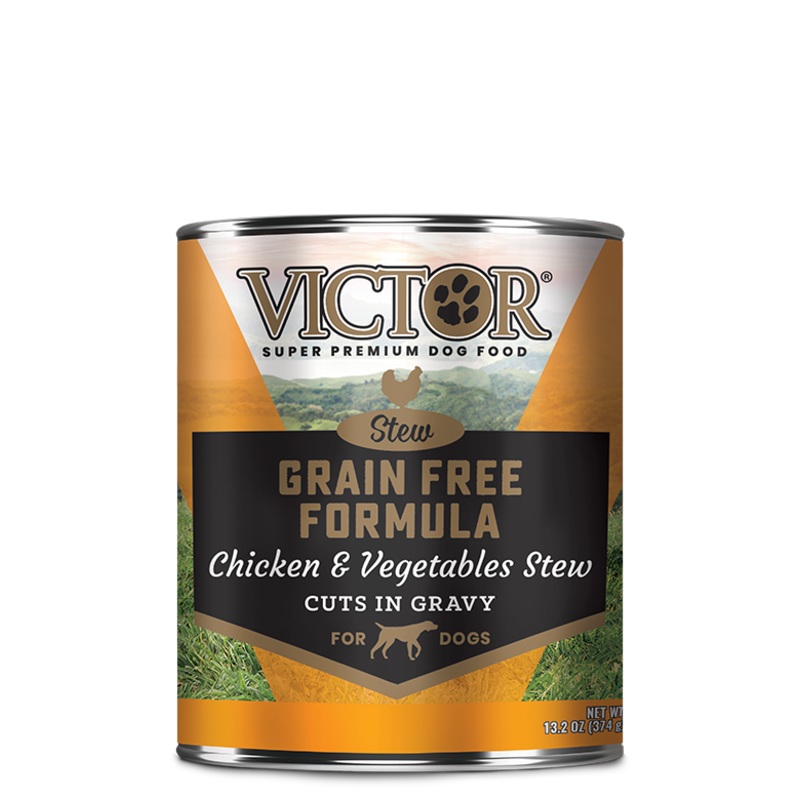 Victor Grain Free Formula Chicken and Vegetables Cuts in Gravy 13.2 oz