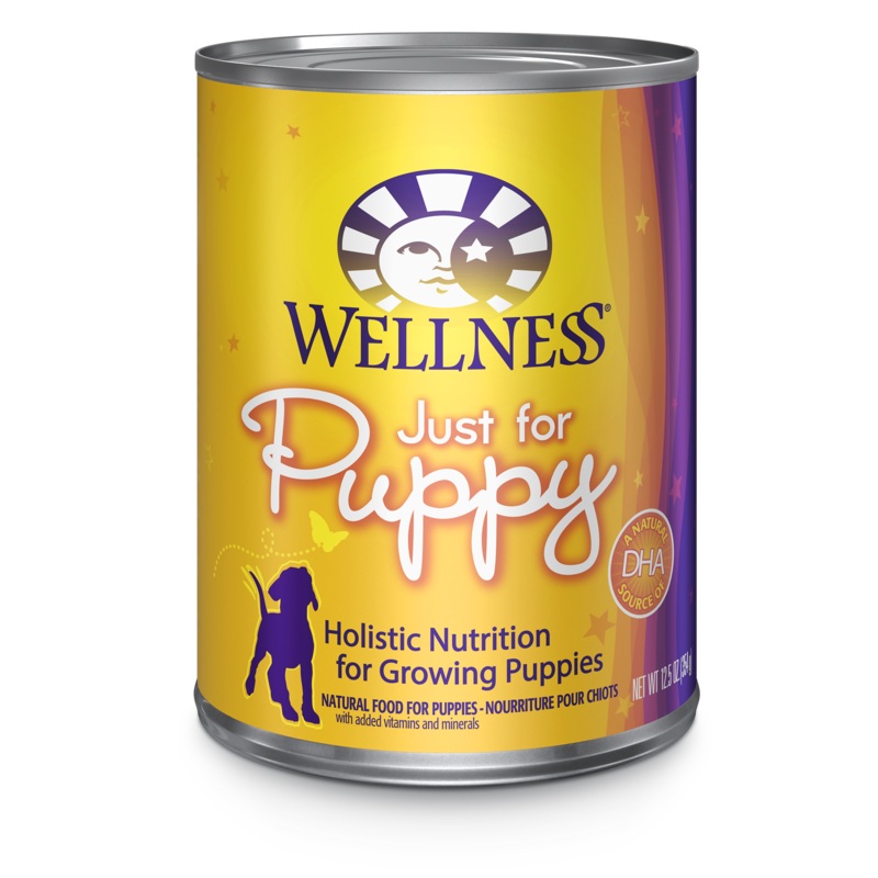 Wellness Puppy Wet Dog Food 12.5-oz, 12 cans