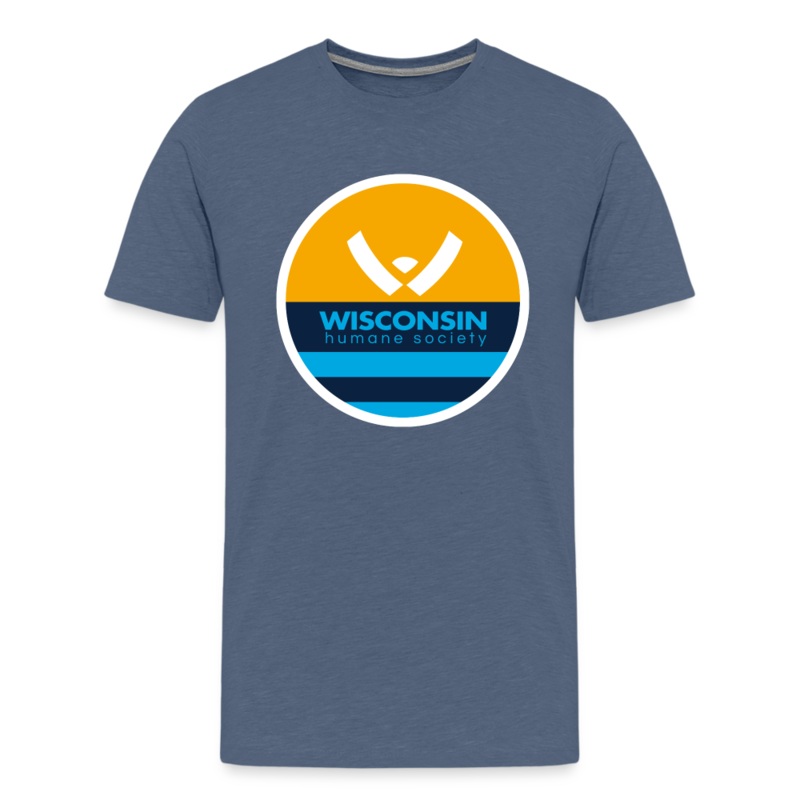WHS x MKE Flag Classic Premium T-Shirt heather blue S
