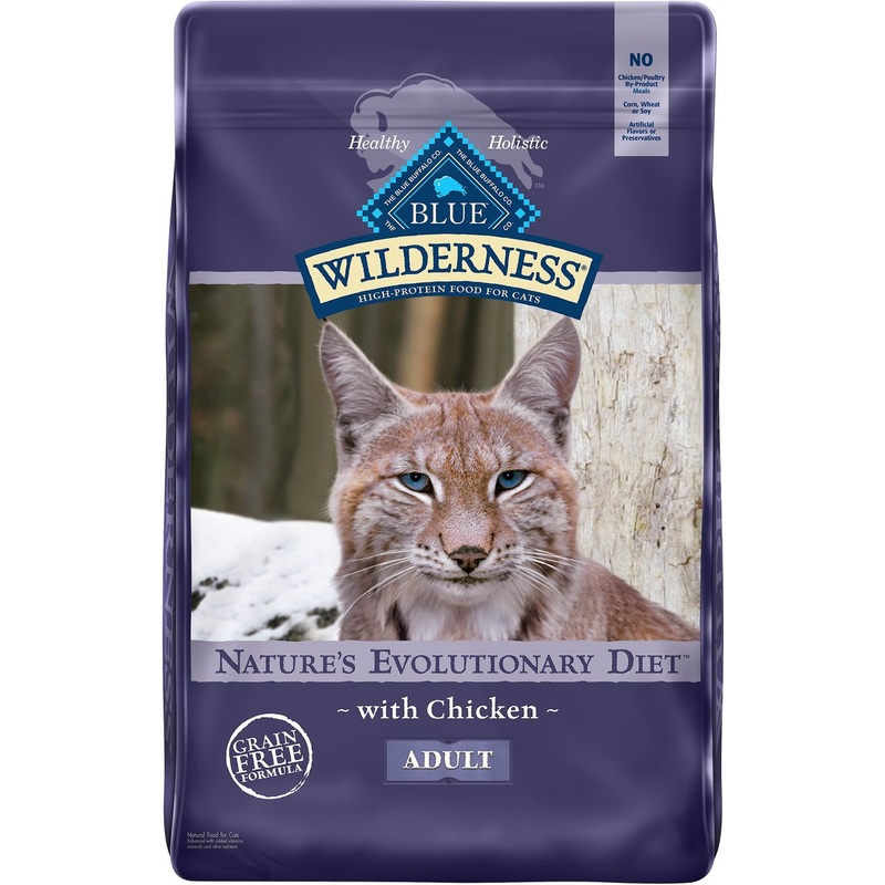 Blue Buffalo Wilderness Chicken Recipe Grain-Free Dry Cat Food, 12 lbs