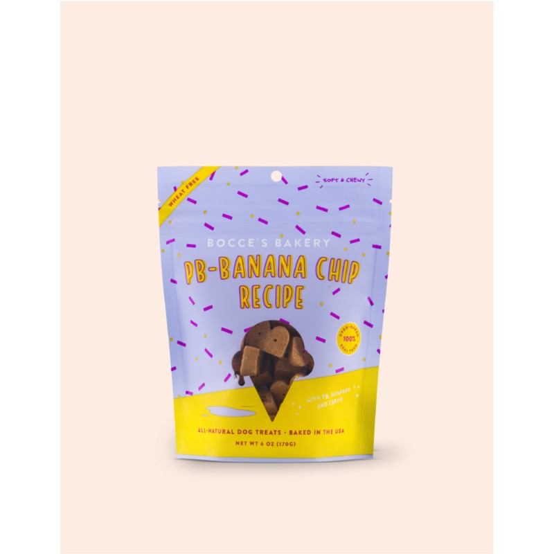Bocce’s PB-Banana Chip Soft & Chewy Treats