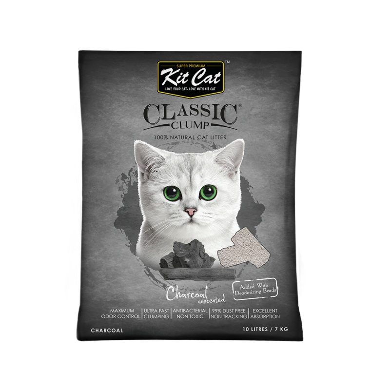 Classic Clump Charcoal Cat Litter | Kit Cat