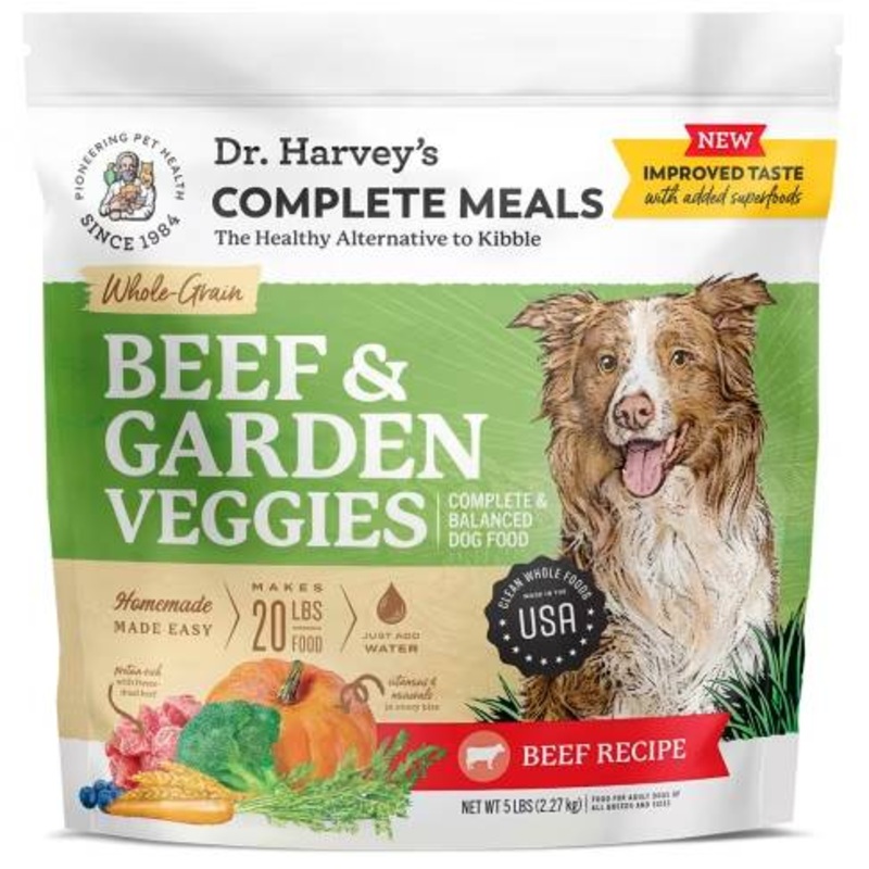 Dr.Harvey’s Beef & Garden Veggies Whole Grain (5 LB)