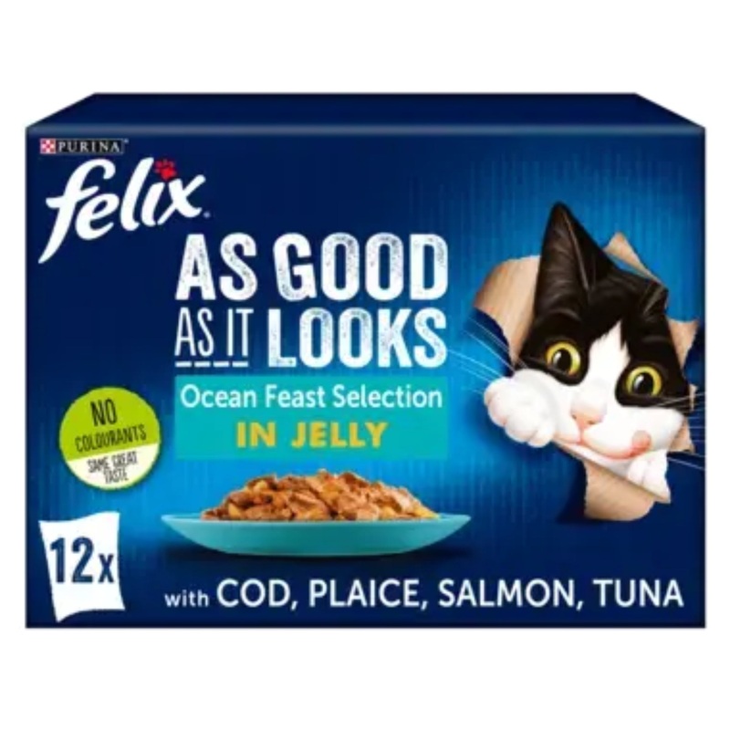 Felix Ocean Feast in Jelly 12 x 100g