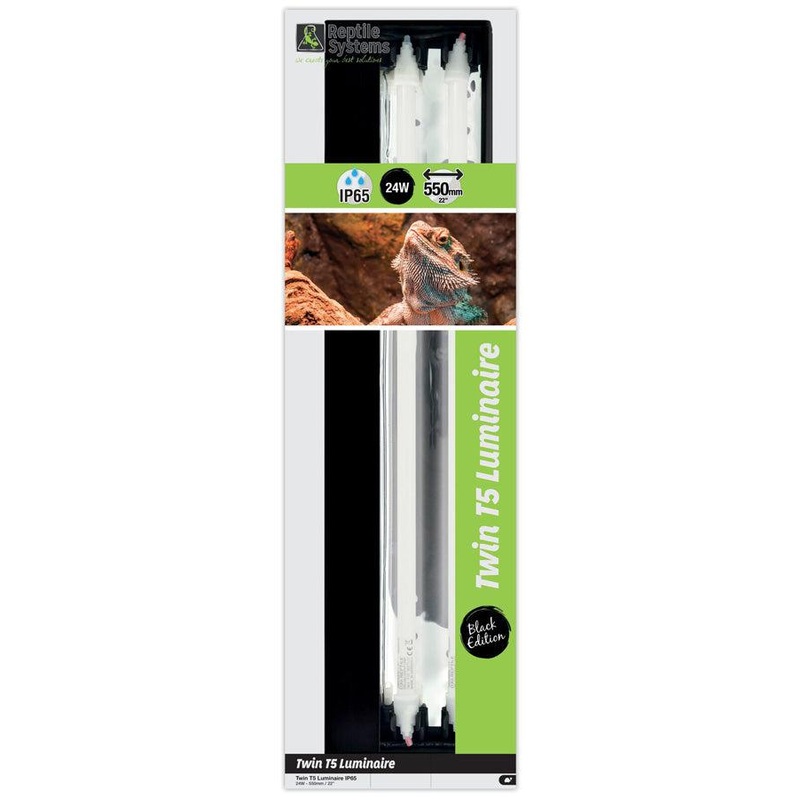 Reptile Systems Twin T5 Luminaire 2x24w