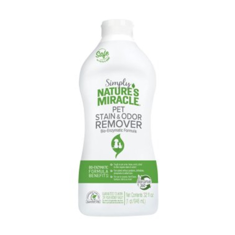 Simply Nature’s Miracle Stain & Odor Remover Pour On 32 oz