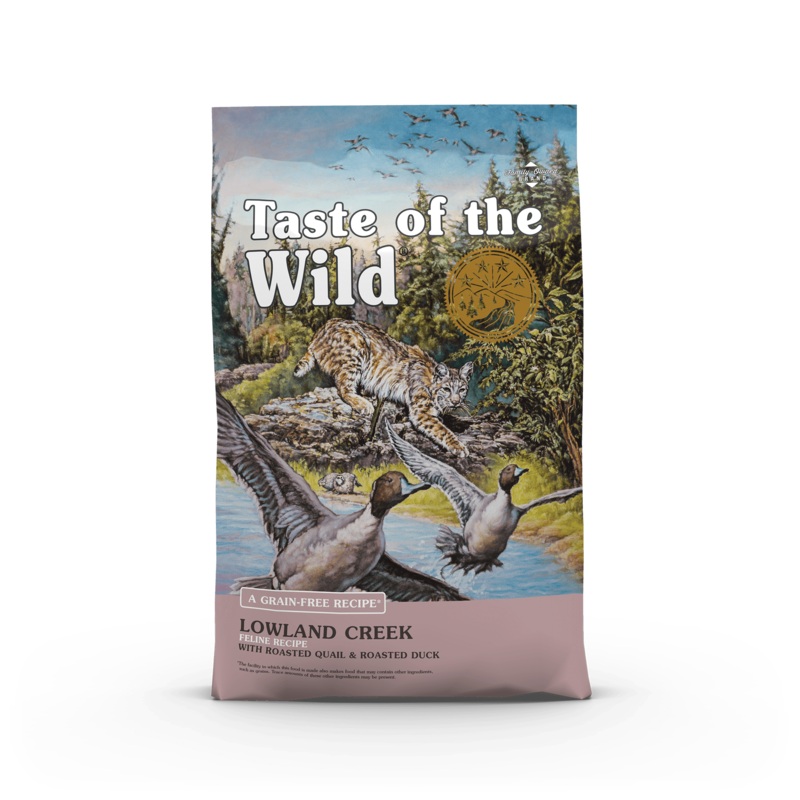 Taste Of The Wild Lowland Creek Feline Recipe with Roasted Quail & Roasted Duck (14-lb)