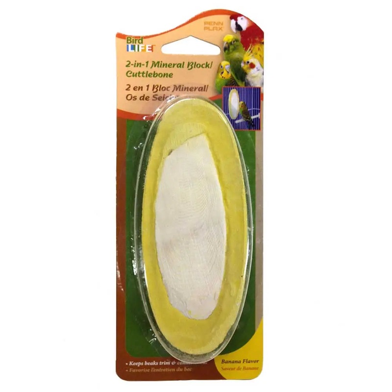Bird Life Cuttlebone & Mineral Treat Banana