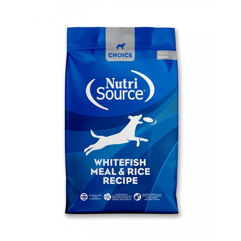 NutriSource Choice Whitefish Meal & Rice Recipe Dry Dog Food
