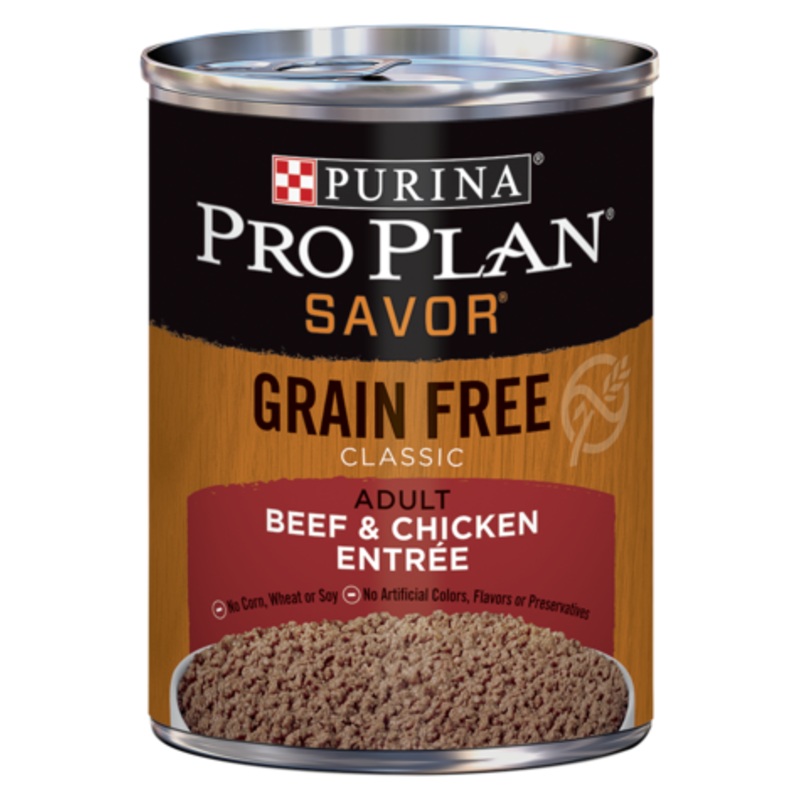 Purina Pro Plan SAVOR Grain Free Adult Classic Beef & Chicken Entre Wet Dog Food