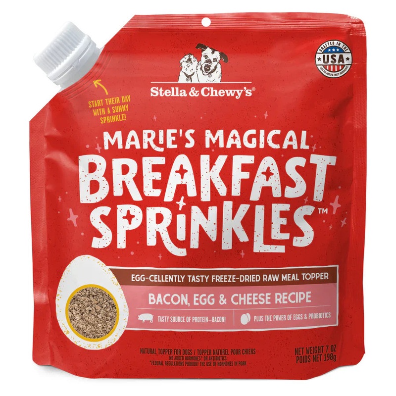 Stella & Chewy’s Maries Magical Breakfast Sprinkles Bacon, Egg & Cheese