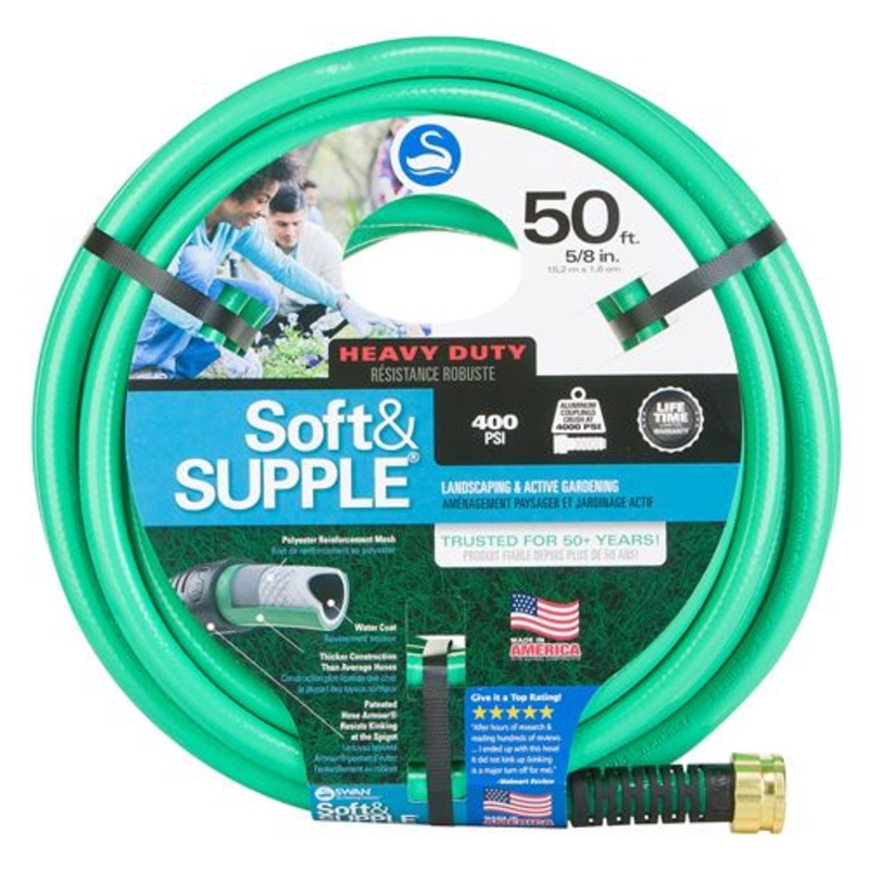 Swan Products LLC Soft&SUPPLE Hose 75′ x 3/4″
