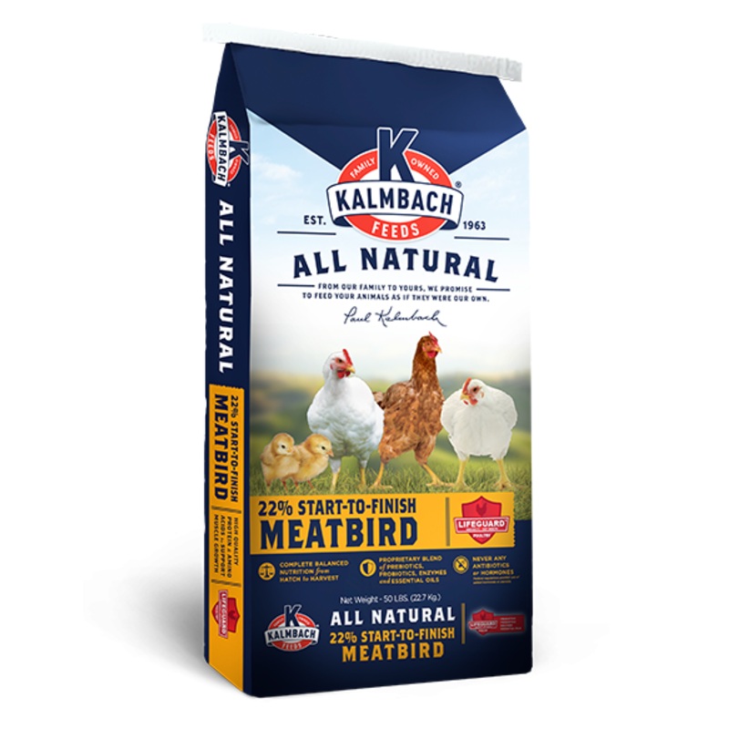 22% Start-To-Finish Meatbird Feed 10 Lb.