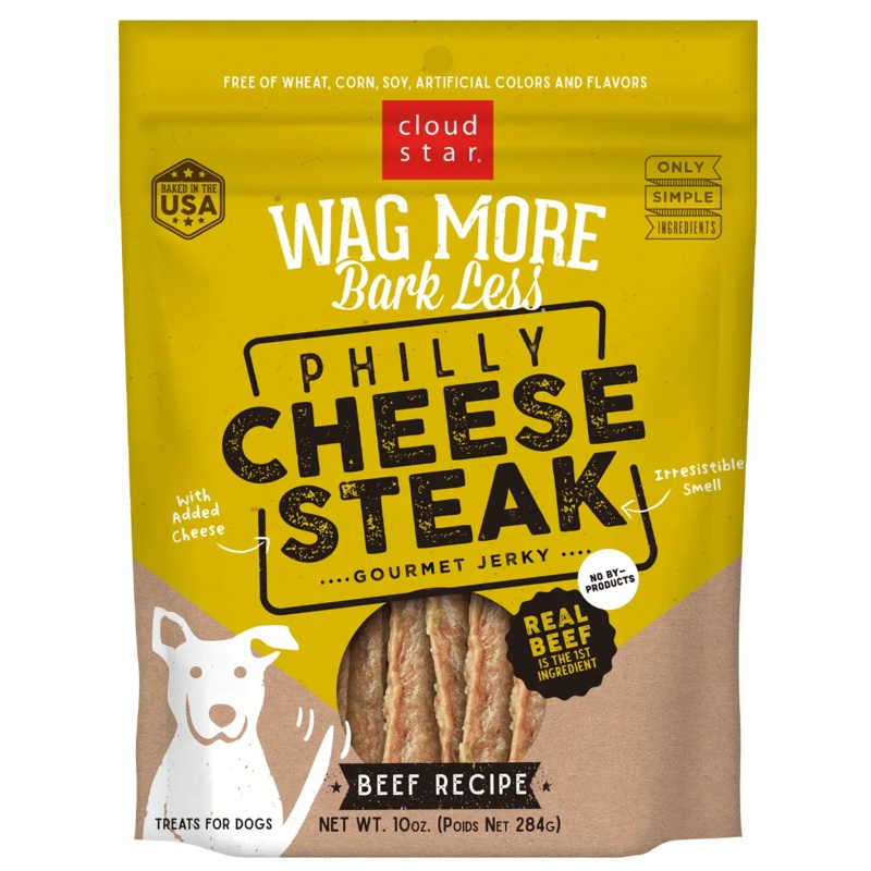 Cloud Star Wag More Bark Less Philly Cheesesteak Beef 10 oz