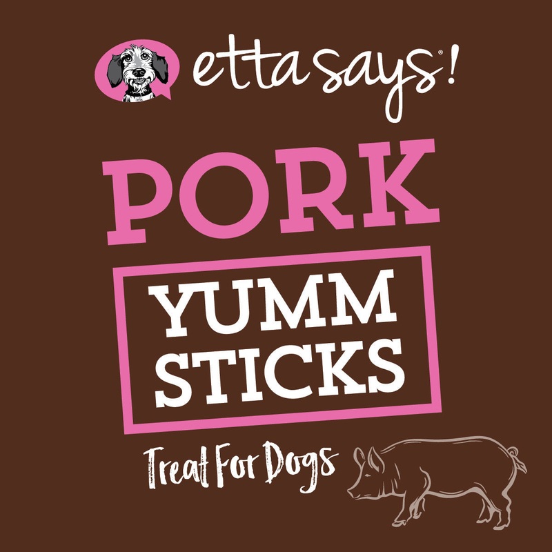 Etta Says! Yum Sticks Pork Dog Treat 24 Count