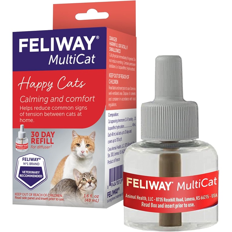 FELIWAY MultiCat Calming Pheromone, 30 Day Refill