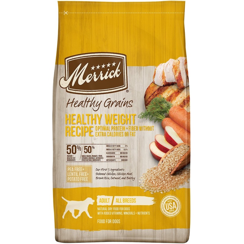 Merrick Healthy Grains Dry Dog Food Healthy Weight Recipe – 25 lb