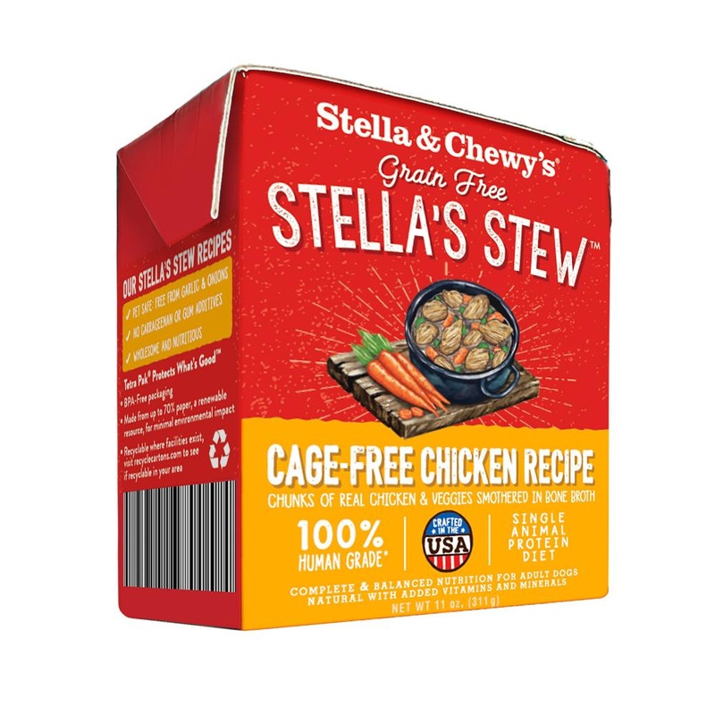 Stella & Chewy’s Stella’s Stew Cage Free Chicken Recipe Food Topper for Dogs
