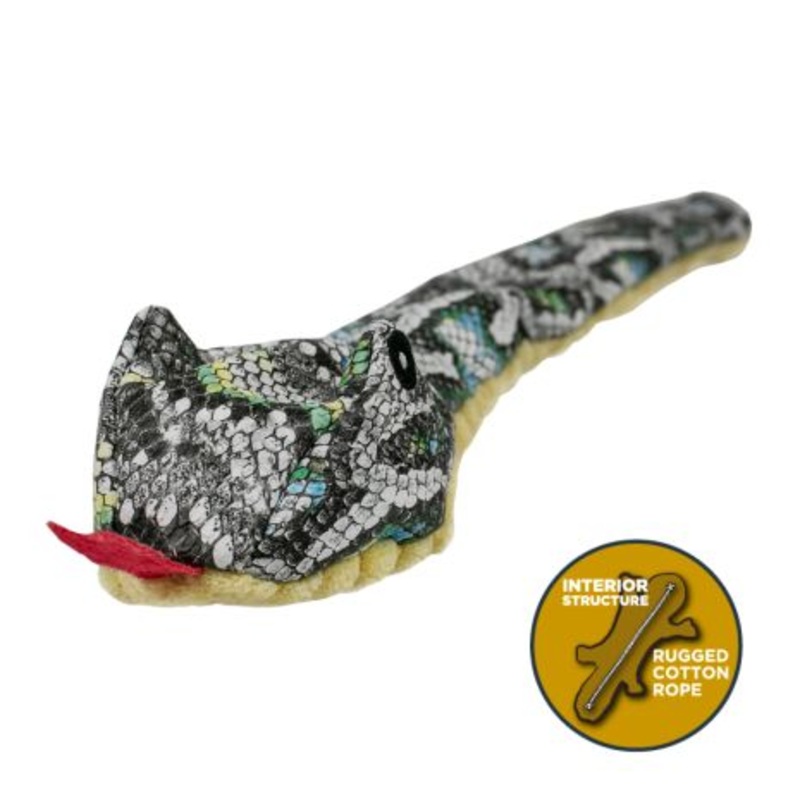 Tall Tails Snake Squeaker 16″ Dog Toy