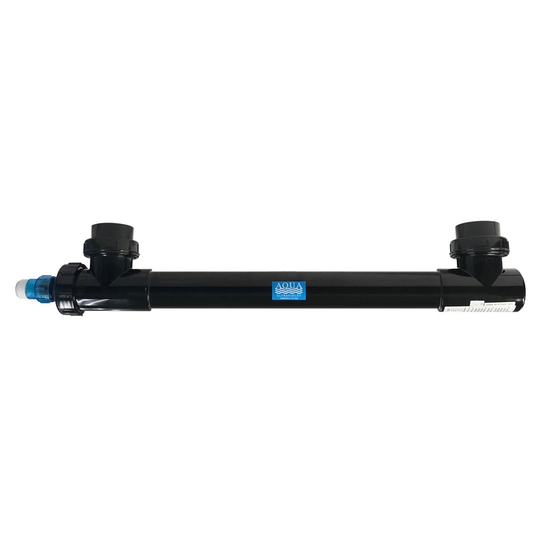 57 Watt UV Sterilizer 3/4″ Socket Black 2000 GPH AQUA ULTRAVIOLET