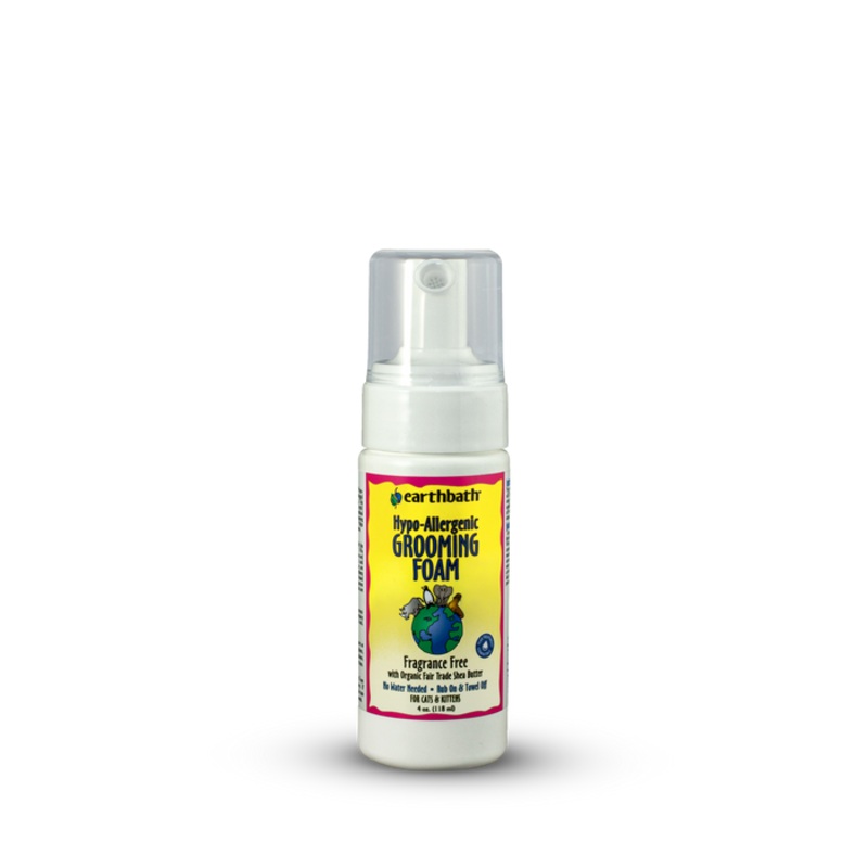 Earthbath Hypoallergenic Cat Grooming Foam 4 OZ