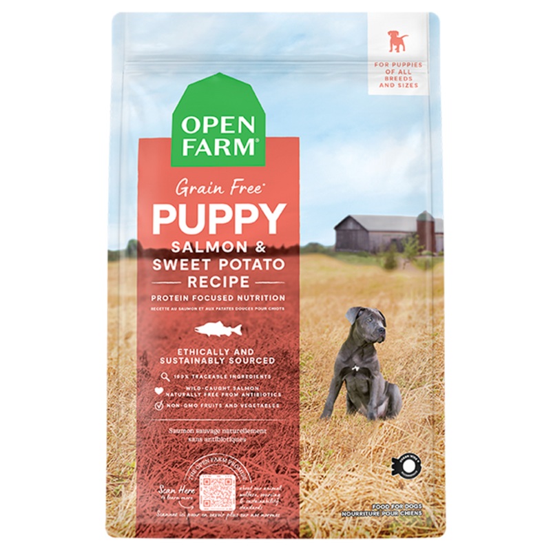 Open Farm Salmon & Sweet Potato Grain-Free Puppy Food 4 lb