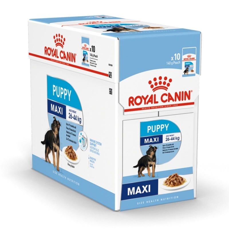 Size Health Nutrition Maxi Puppy (WET FOOD – Pouches) 10 x 140g