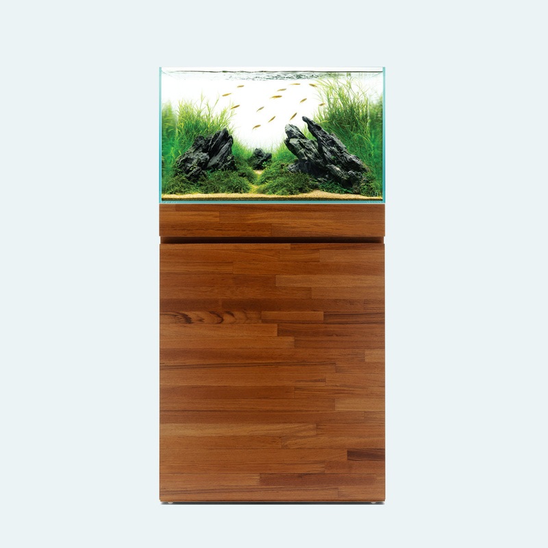 Ultum Nature Systems Aquarium Tank & Stand Bundle – Natural Wood Grain 30C Tank + Stand