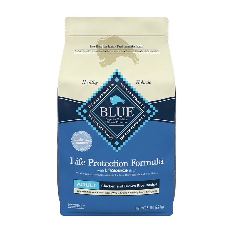 Blue Buffalo Life Protection Formula Dry Adult Food Dog Chicken & Brown Rice 5 lb
