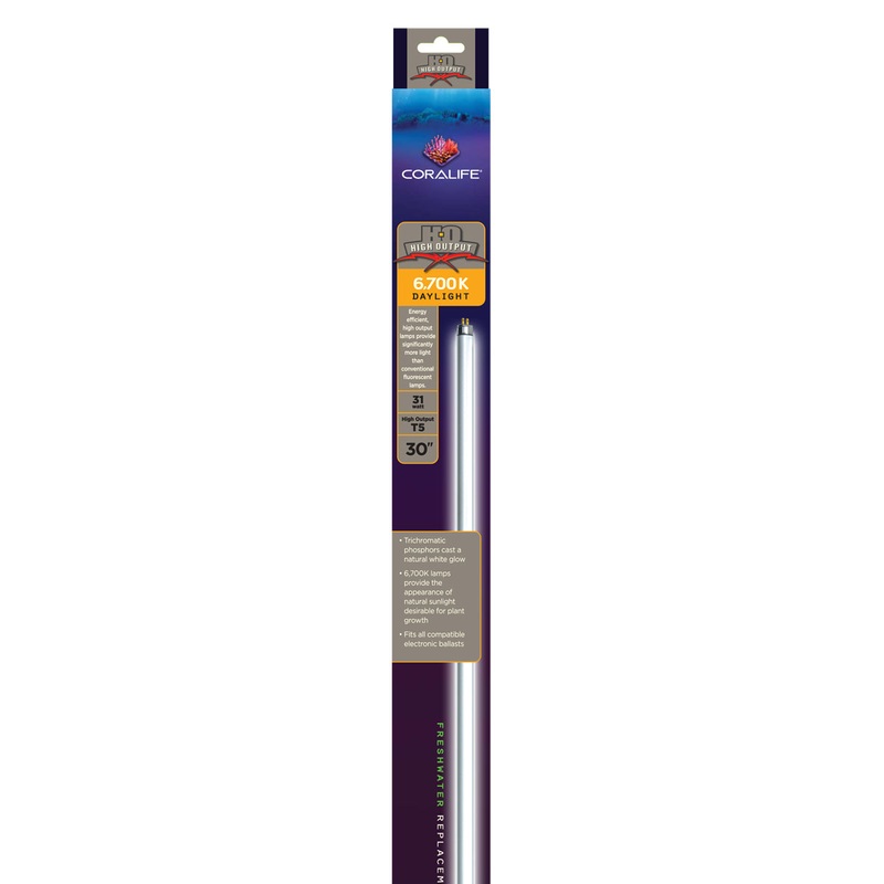 Coralife T5 High Output Lamp 6,700K 30 in 31 Watt Plant Daylight Bulb