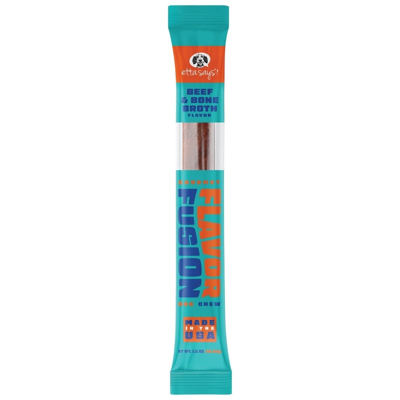 Etta Says Flavor Fusion Beef & Bone Broth Dog Chew 1.75 oz