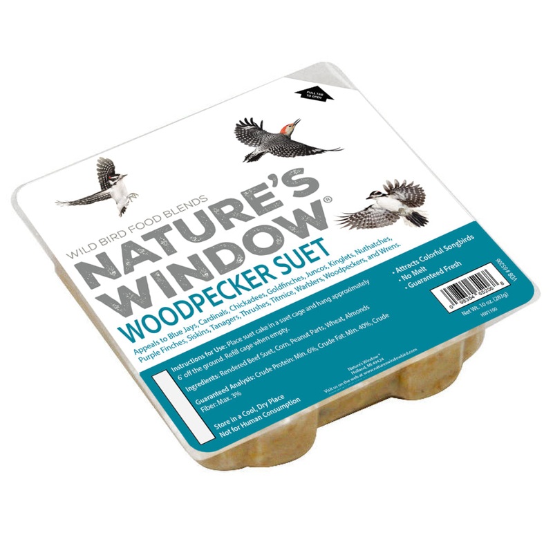 Natures Window Woodpecker Suet 10 oz