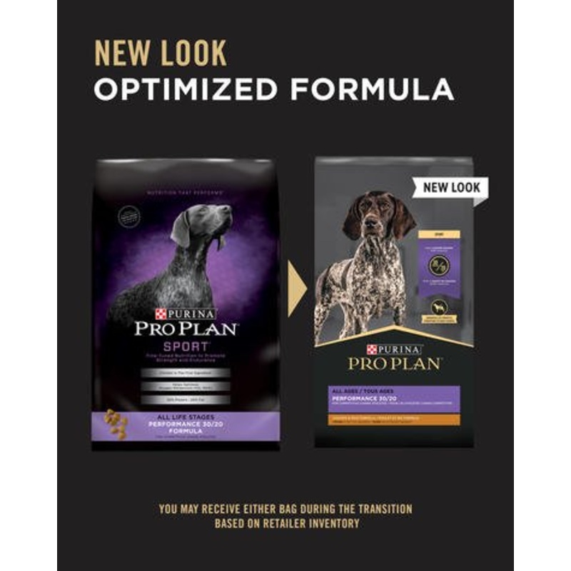 Purina Pro Plan All Ages Sport Performance 30/20 Chicken & Rice Formula 35 lb