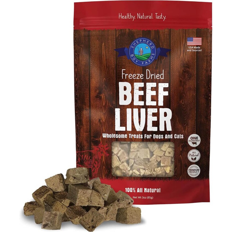 SHEPHERD BOY FARMS Freeze Dried Beef Liver 85g