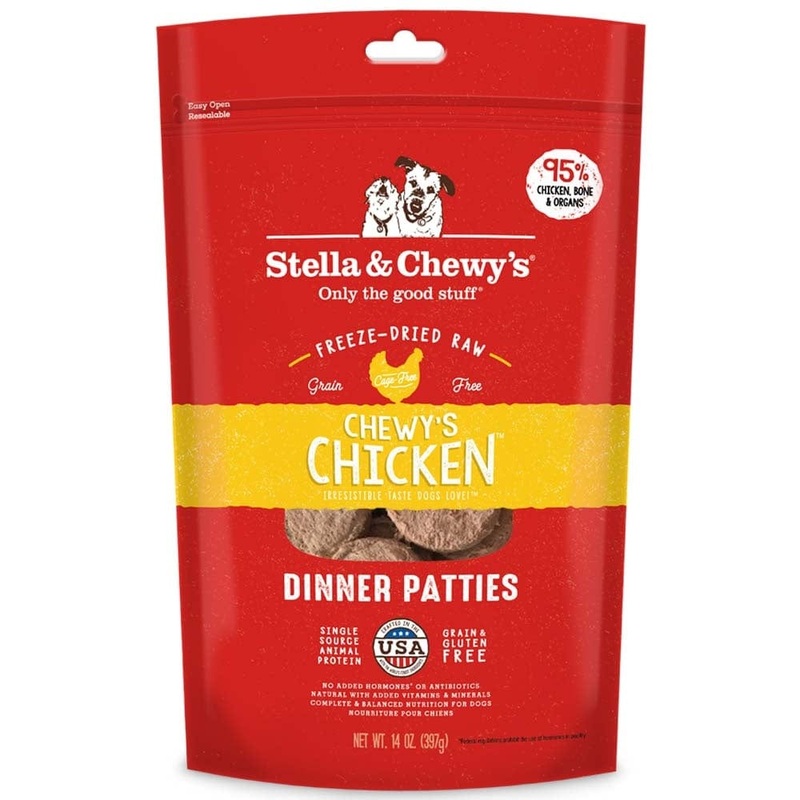 Stella & Chewy’s Chewy’s Chicken Grain Free Dinner Patties Freeze Dried Raw Dog Food 5.5 oz