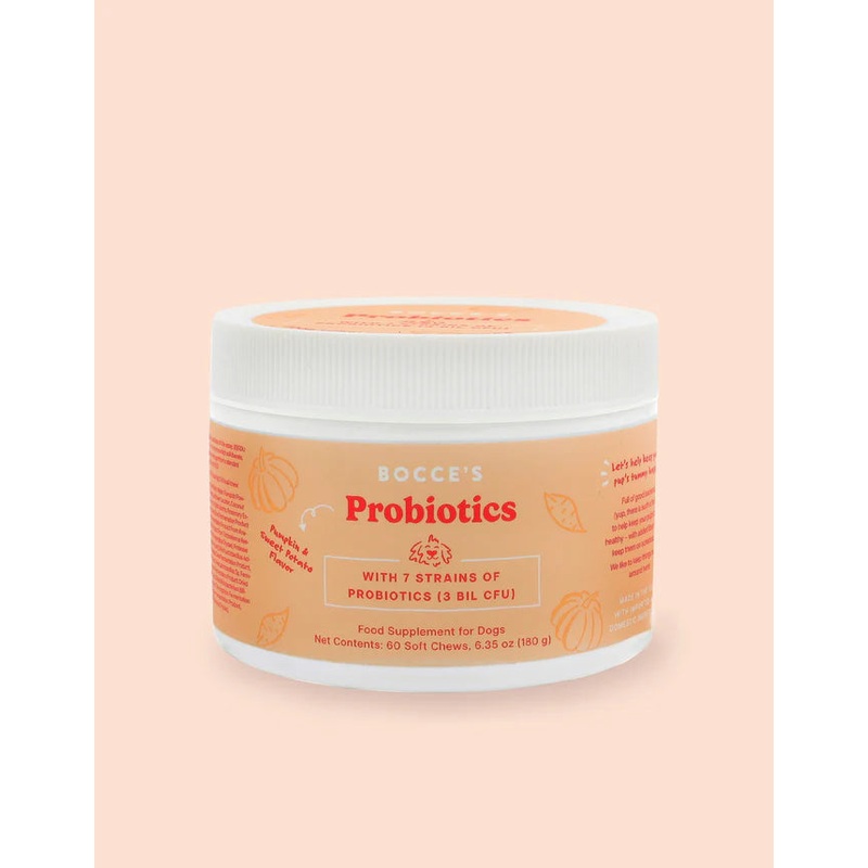 Bocce’s Bakery Probiotics Supplements for Dogs 60 Count