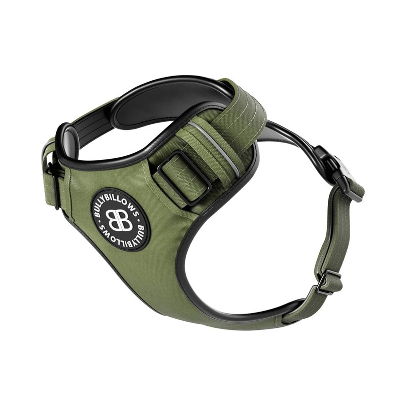 BullyBillows Comfort Premium Harness | Non Restrictive – Khaki Size C