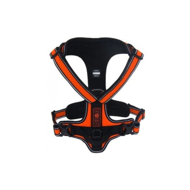 Doco Vertex Front Range Harness – 3m Reflective[Color – Orange, Size – S]