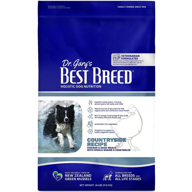 Dr. Gary’s Best Breed Holistic Chicken with Vegetables & Herbs Dry Dog Food, 26 lb