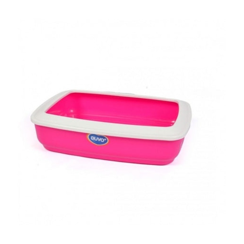 Duvo Cat tray with rim maui Pink 50 x 38 x 12cm[Dimension – 50 x 38 x 12cm]
