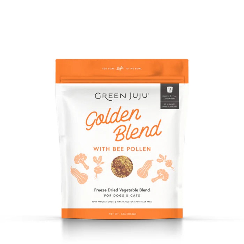 Green Juju Freeze-Dried Golden Blend with Bee Pollen 5.5 oz