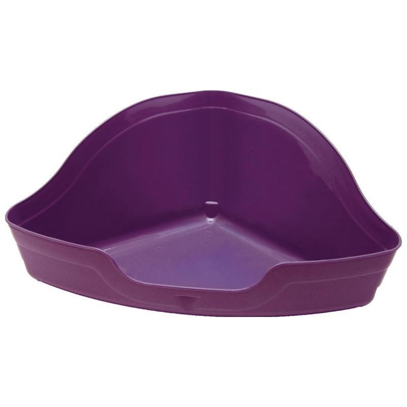 KAYTEE HI-CORNER LITTER PAN SM-10X13.75X6.5 IN ASSORTED