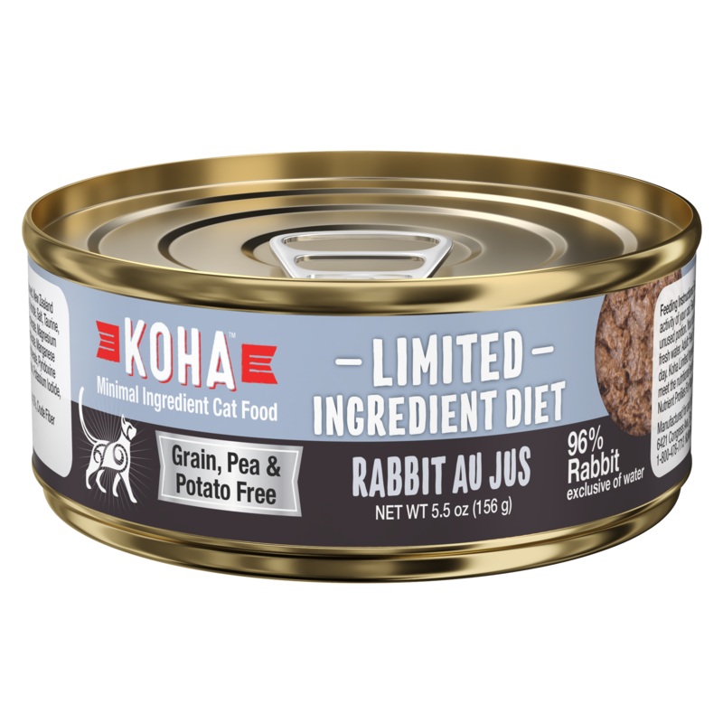 Koha Limited Ingredient Diet Rabbit AU JUS Pt for Cats 24/5.5oz