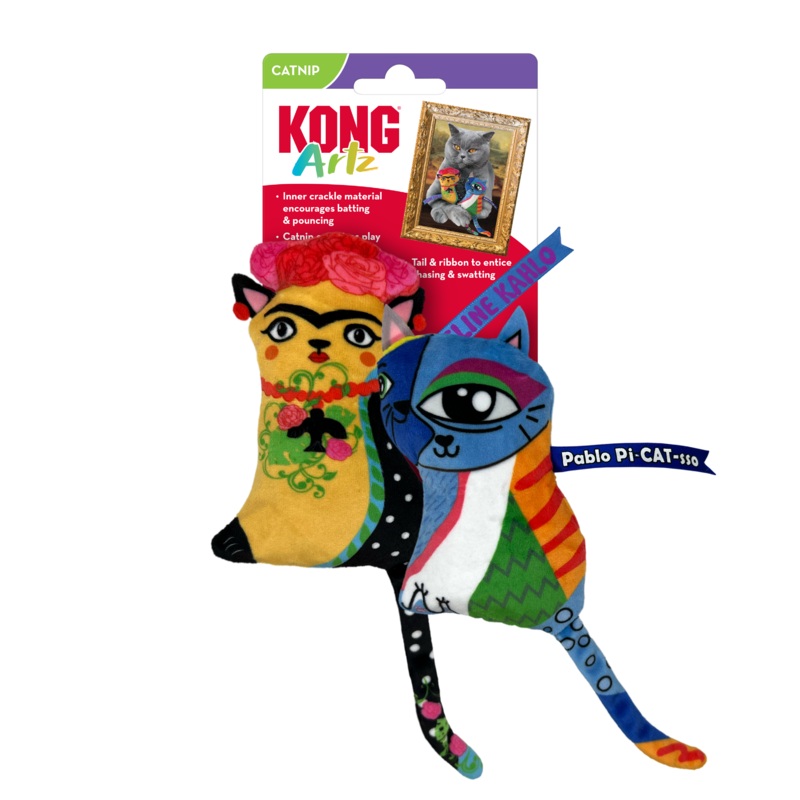 Kong Artz Kahlo / Picasso 2-pk Cat Toy
