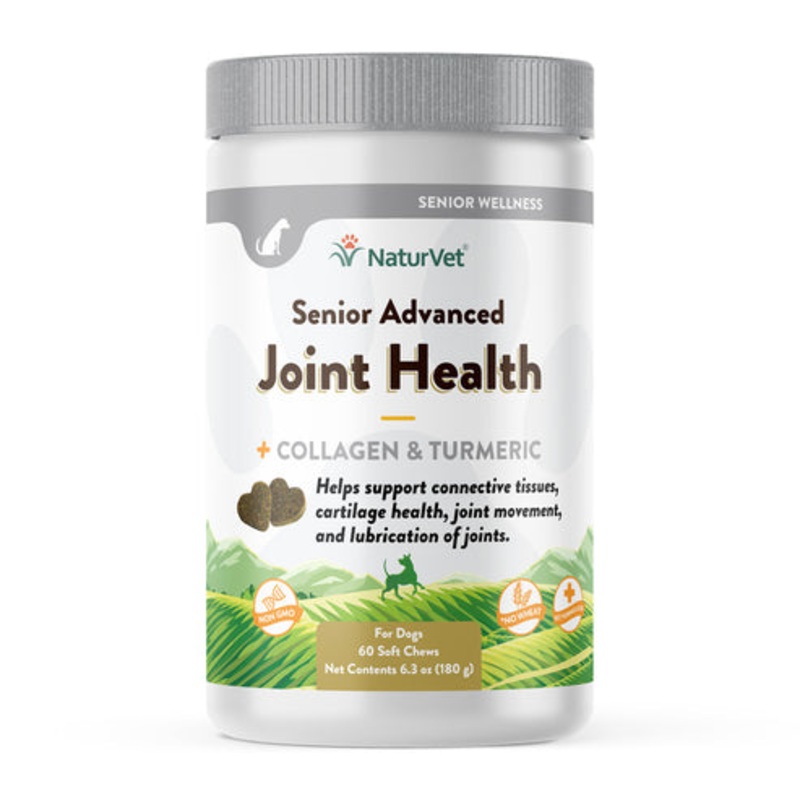 NaturVet Senior Advanced Joint Health Dog Soft Chews 60 Soft Chews
