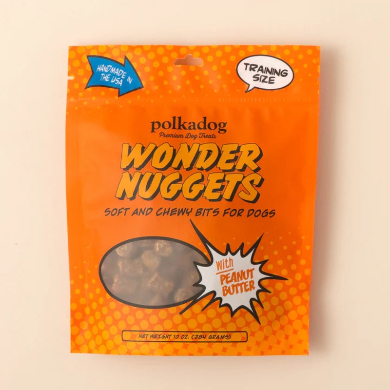 Polkadog Wonder Nuggets Peanut Butter Dog Treats 12 oz