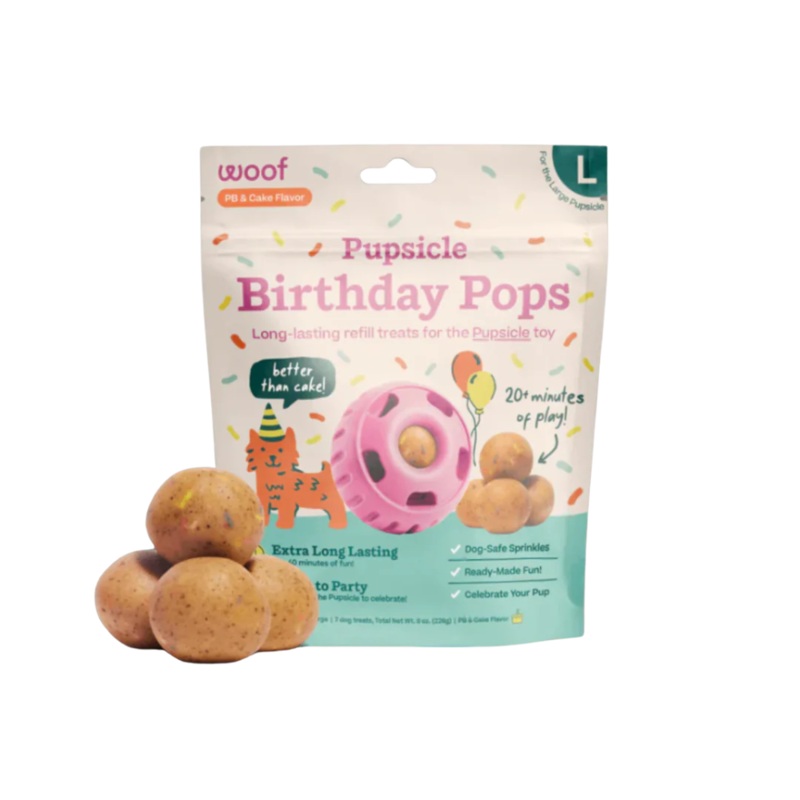 Pupsicle Refill Pops Long Lasting Dog Treat Birthday Recipe Small 6oz