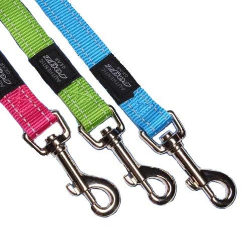 Rogz Utility Reflective Stitching Dog Leash – ORANGE Small