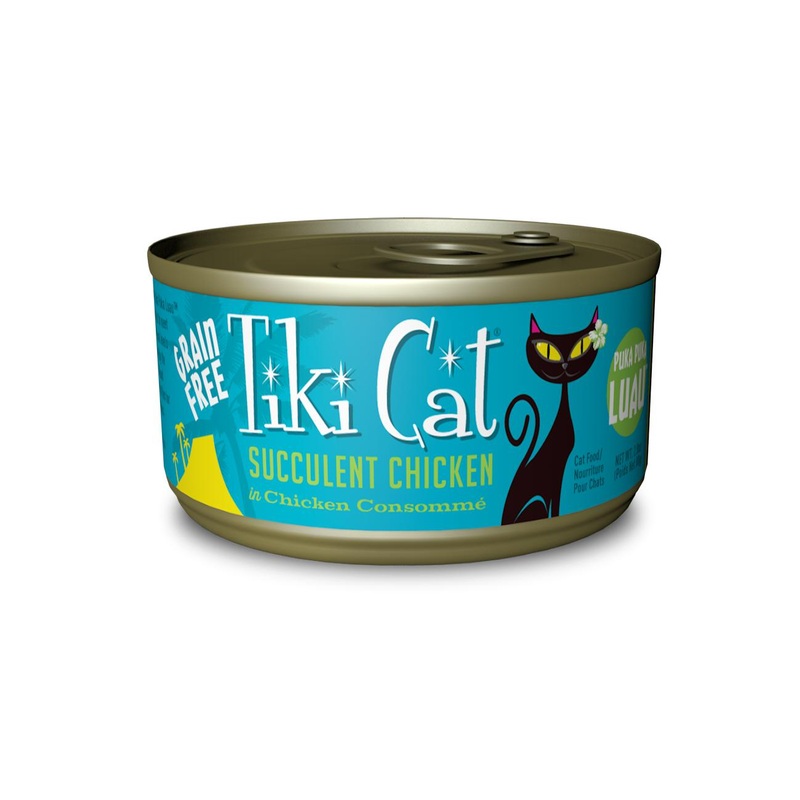 Tiki Cat Puka Puka Luau Succulent Chicken Wet Cat Food 2.8 oz